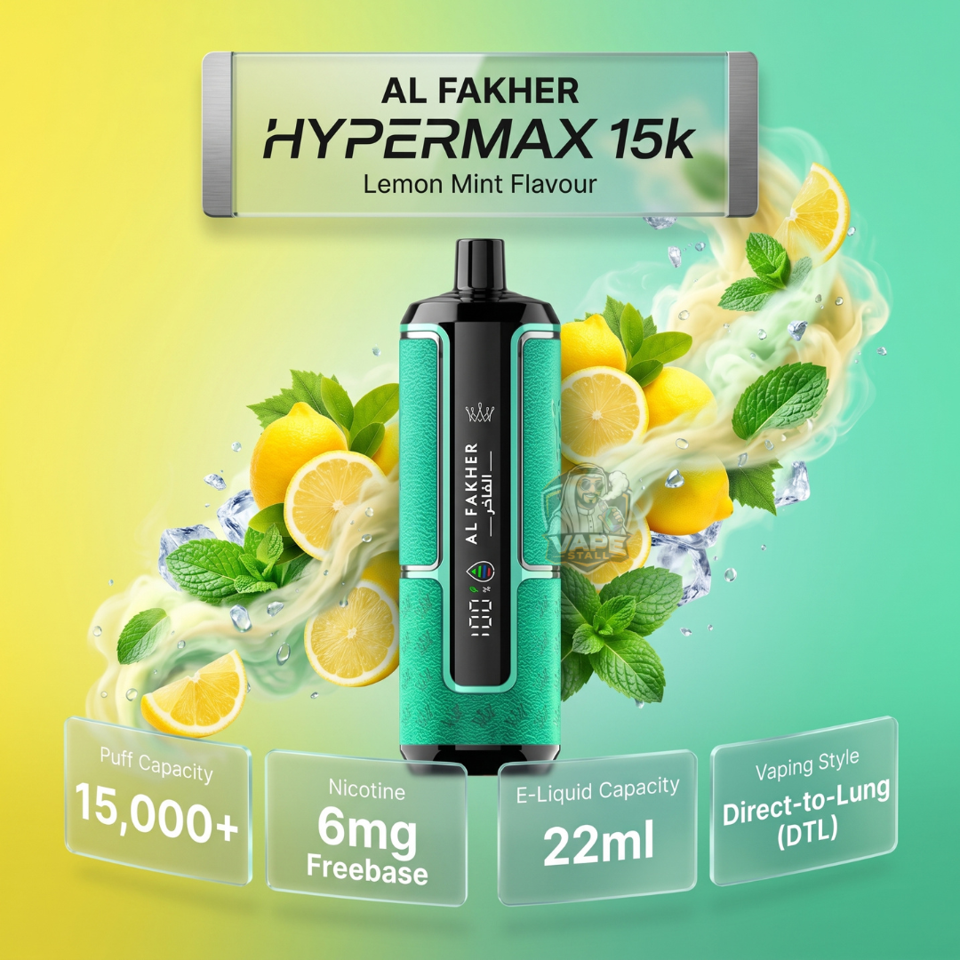 Al Fakher Crown Bar Hypermax 15000 puff 6mg Vape UAE