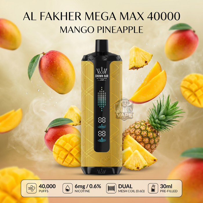 AlFakherMegaMax40000MangoPineapple